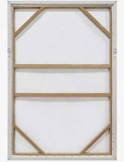 Geometric Embossed Framed Canvas