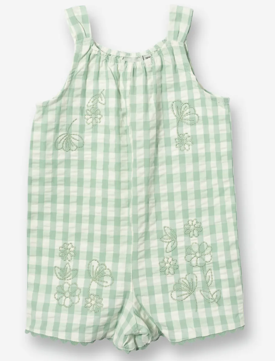 Gingham Romper