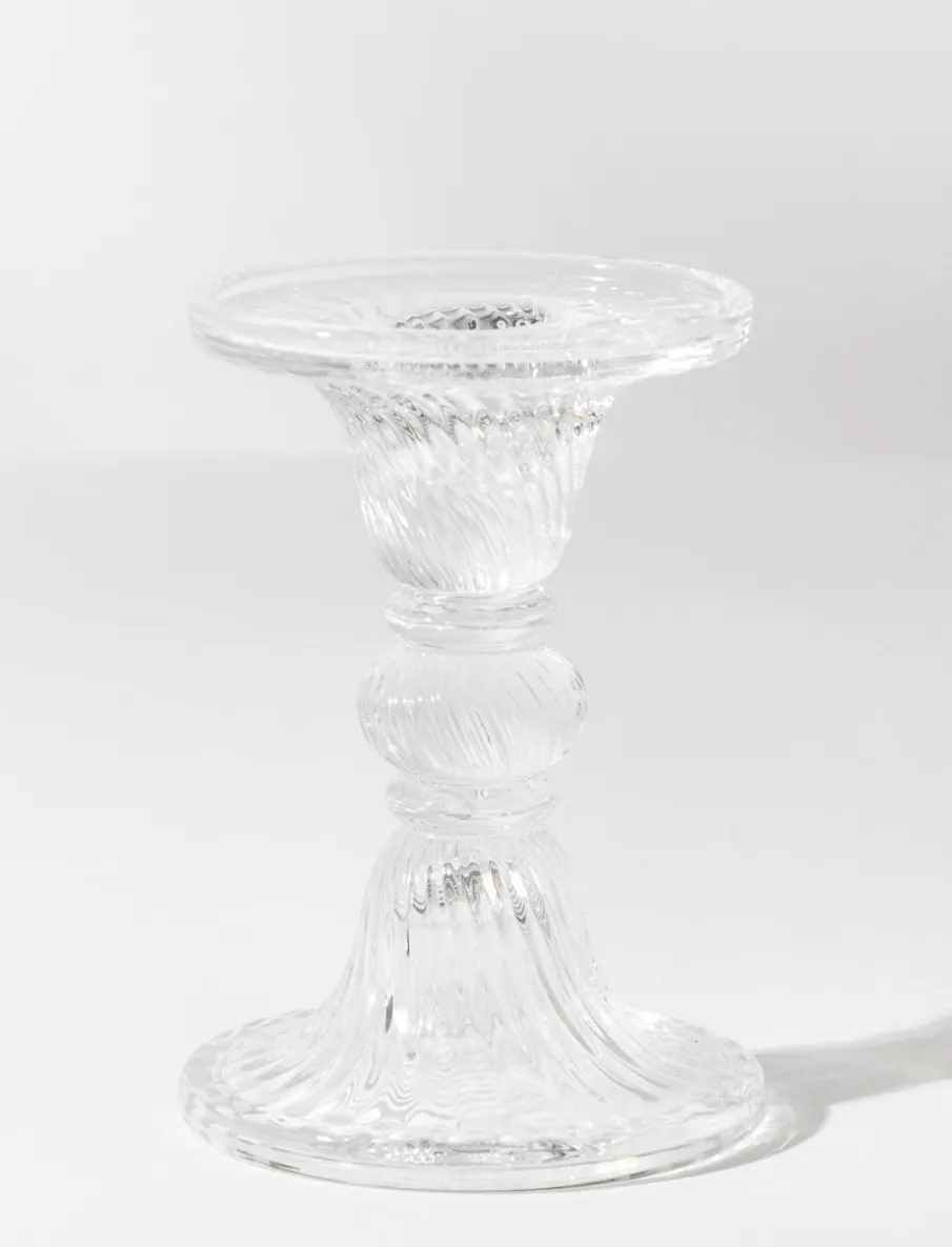 Glass Candle Holder