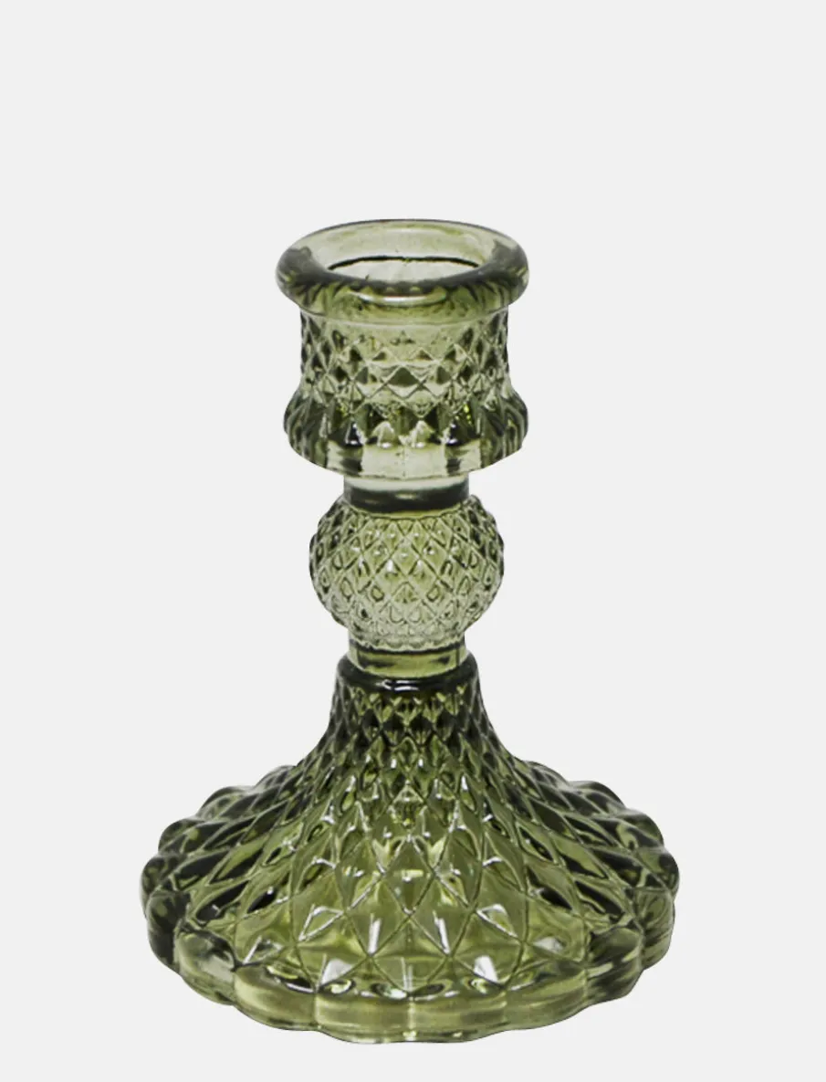 Glass Candle Holder