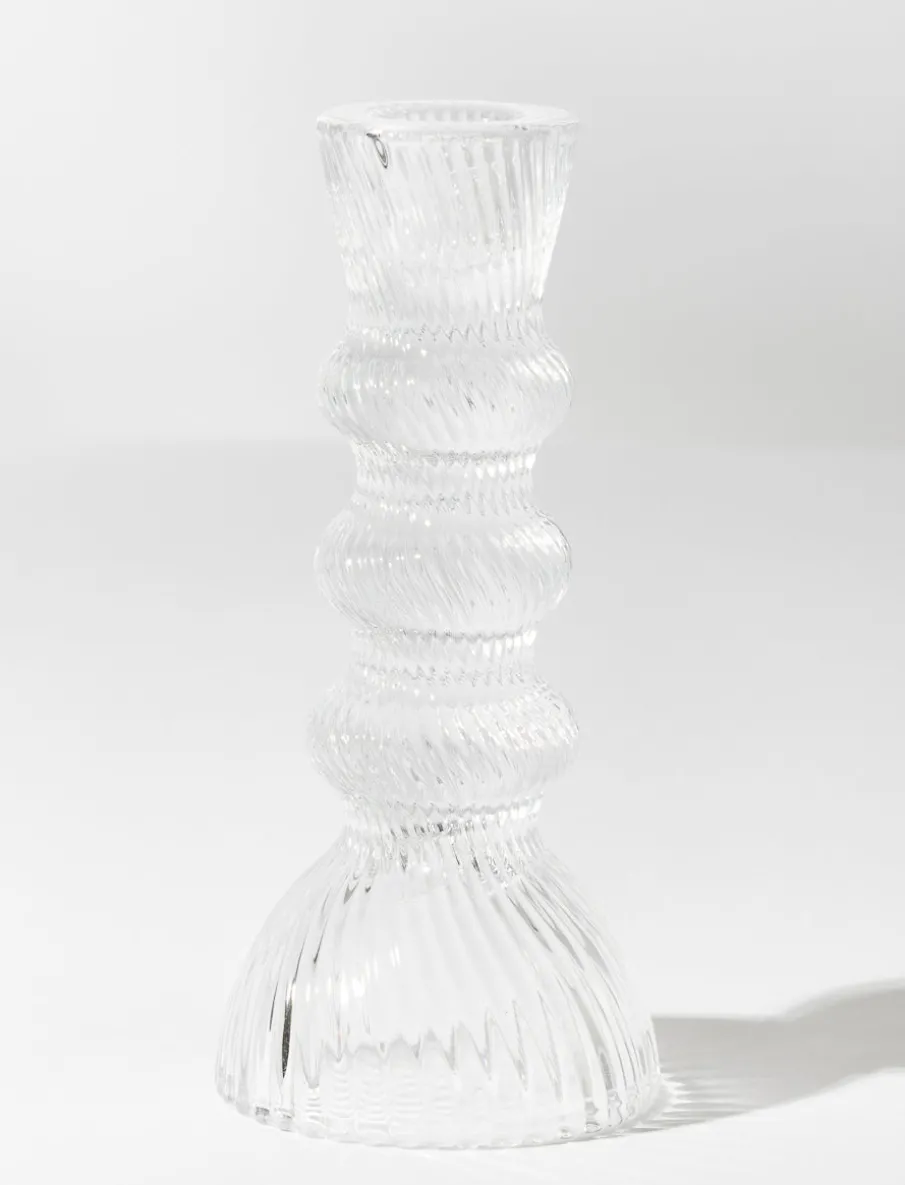 Glass Candle Holder