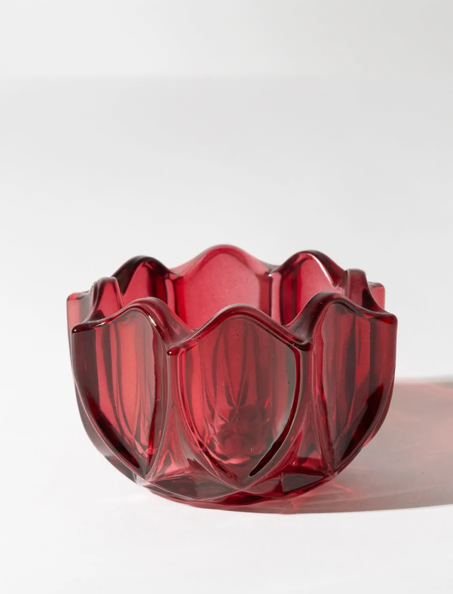 Glass Candle Holder