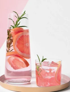 Glass Carafe and Tumbler Set