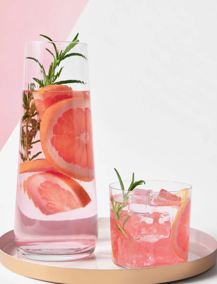 Glass Carafe and Tumbler Set