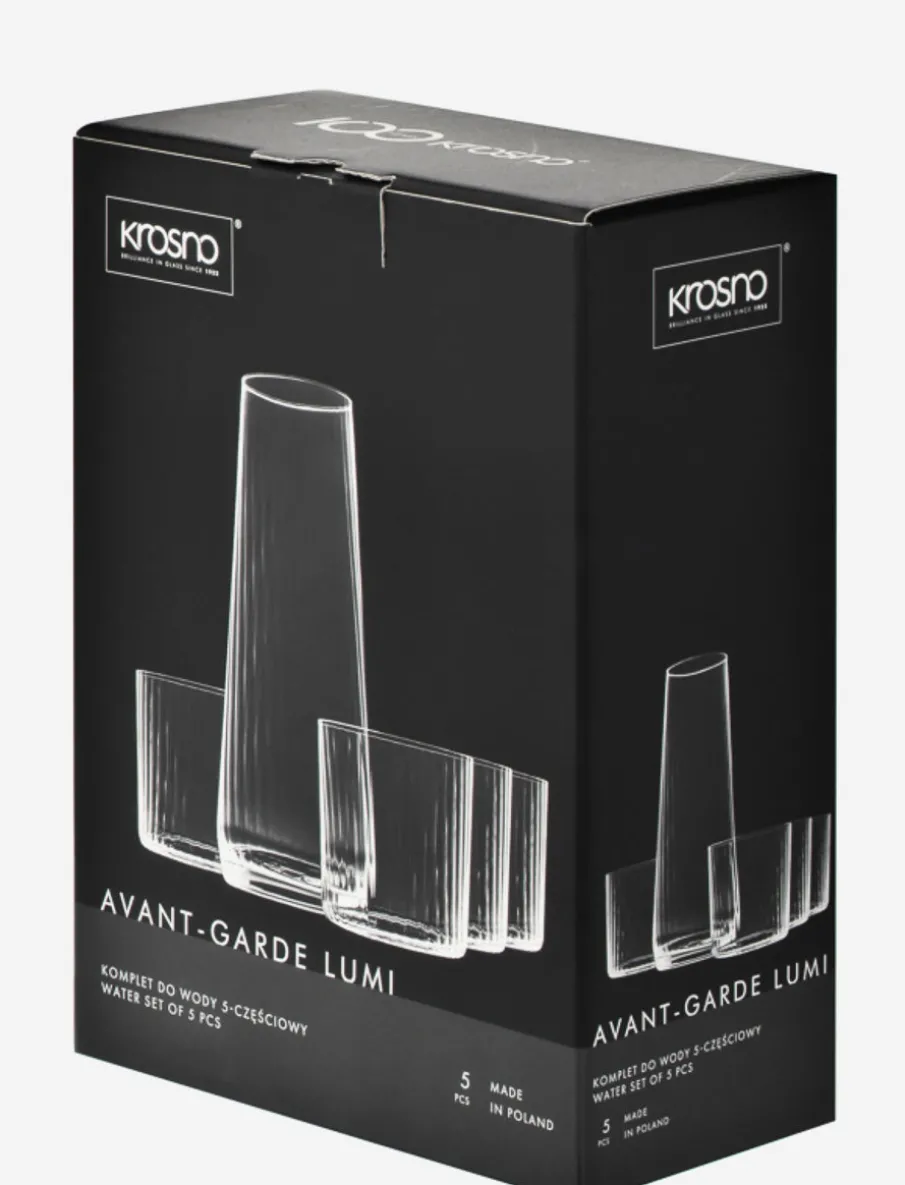 Glass Carafe and Tumbler Set