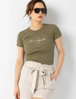 Graphic Fitted T-shirt