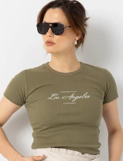 Graphic Fitted T-shirt