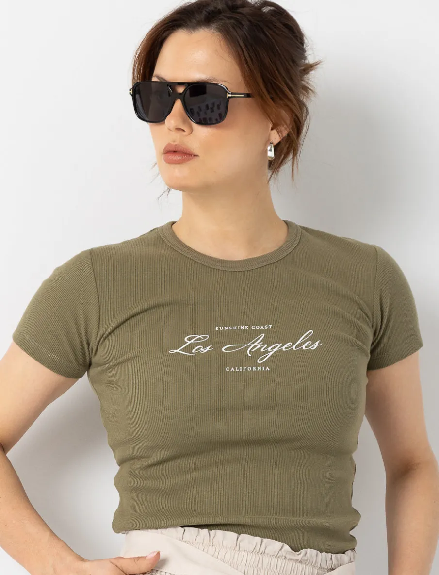 Graphic Fitted T-shirt
