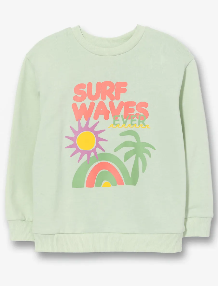 Graphic French Terry Sweater