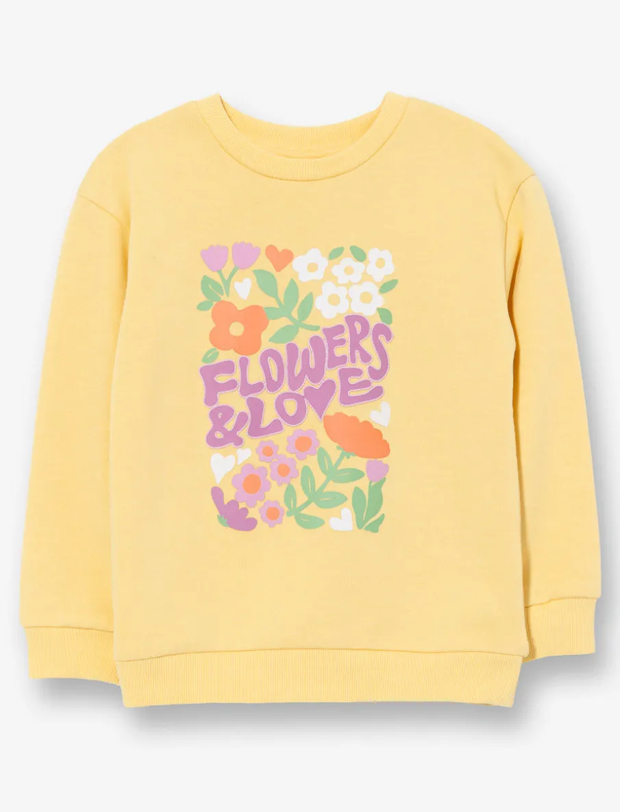 Graphic French Terry Sweater