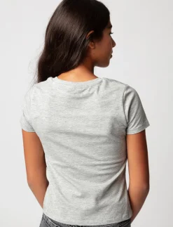 Graphic V-neck T-shirt