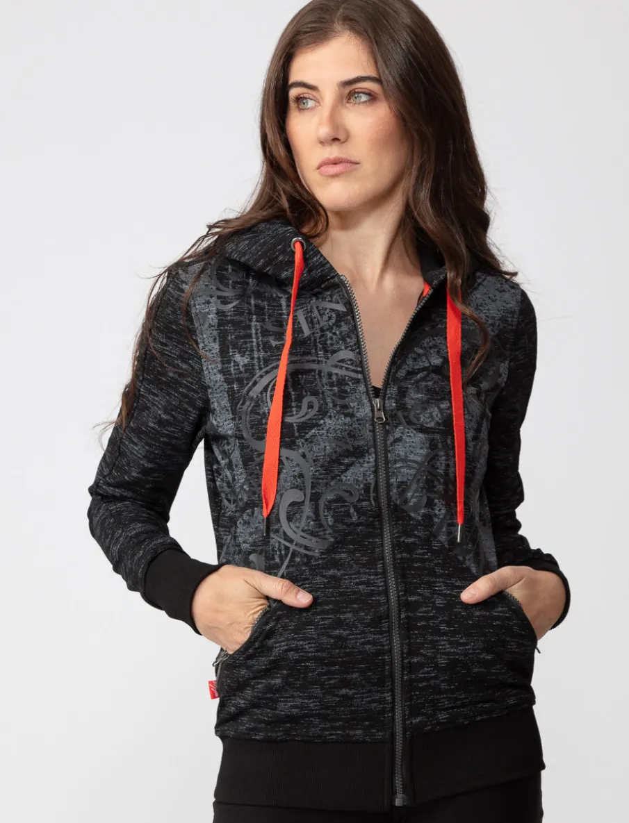 Graphic Zip-up Hoodie