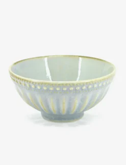 Green Glazed Stoneware Bowl