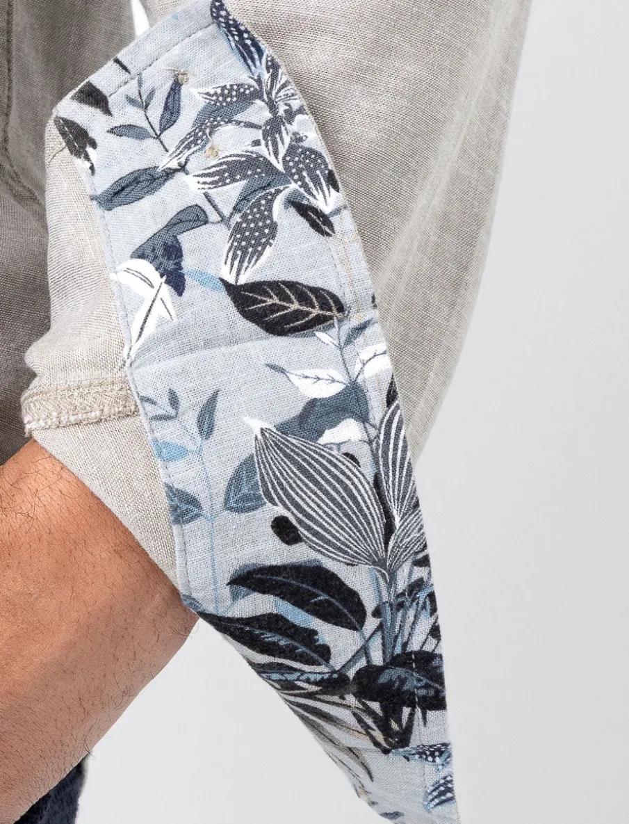 Half-button Hooded T-shirt
