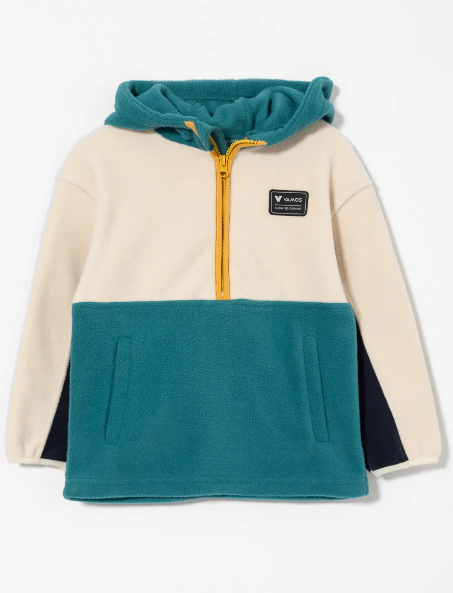 Half-zip Fleece Hoodie - Little Boy