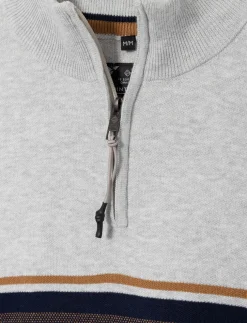 Half-zip Mock-neck Knit Sweater