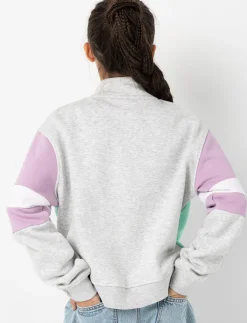Half-zip Mock-neck Sweatshirt - Little Girl