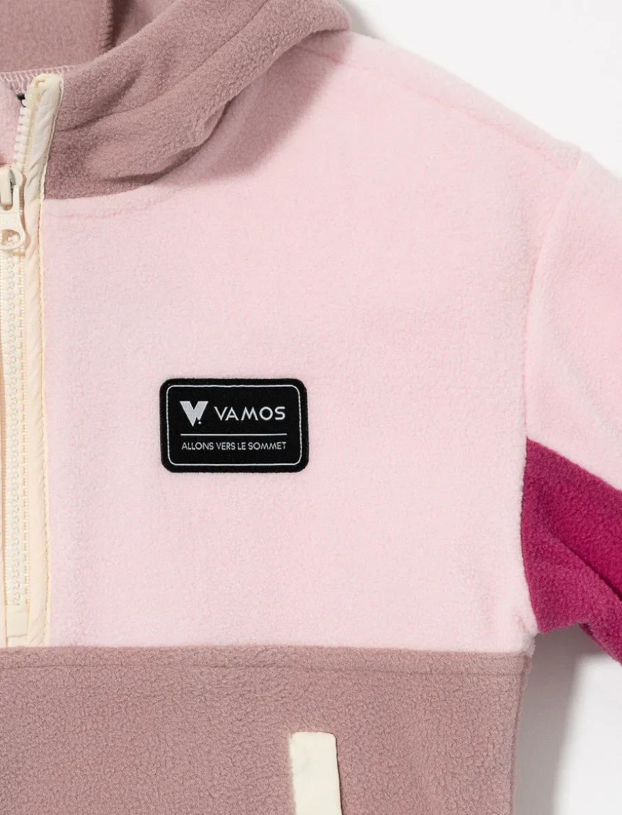 Half-zip Polar with Kangaroo Pocket - Little Girl