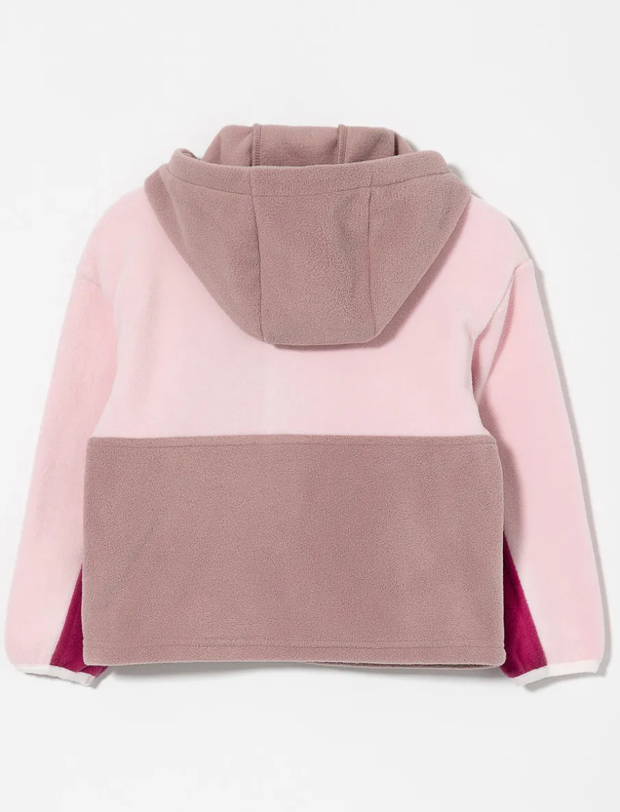 Half-zip Polar with Kangaroo Pocket - Little Girl