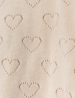 Heart Knit Sweater - Little Girl