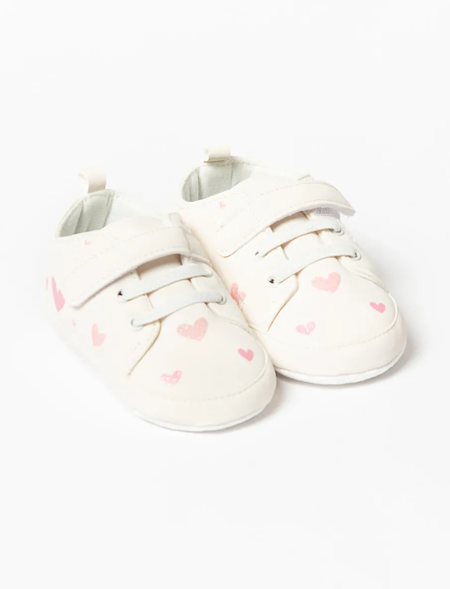 Heart-print Shoes