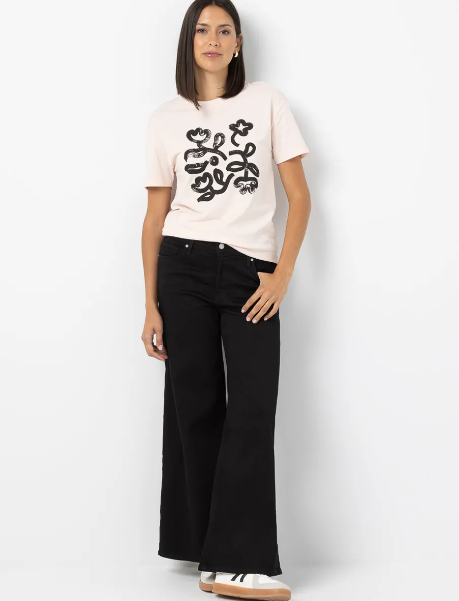 High-rise Wide-leg Jeans
