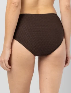 High-waisted Ruched Bikini Bottom