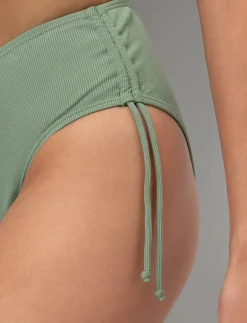 High-waisted Side-tie Bikini Bottom