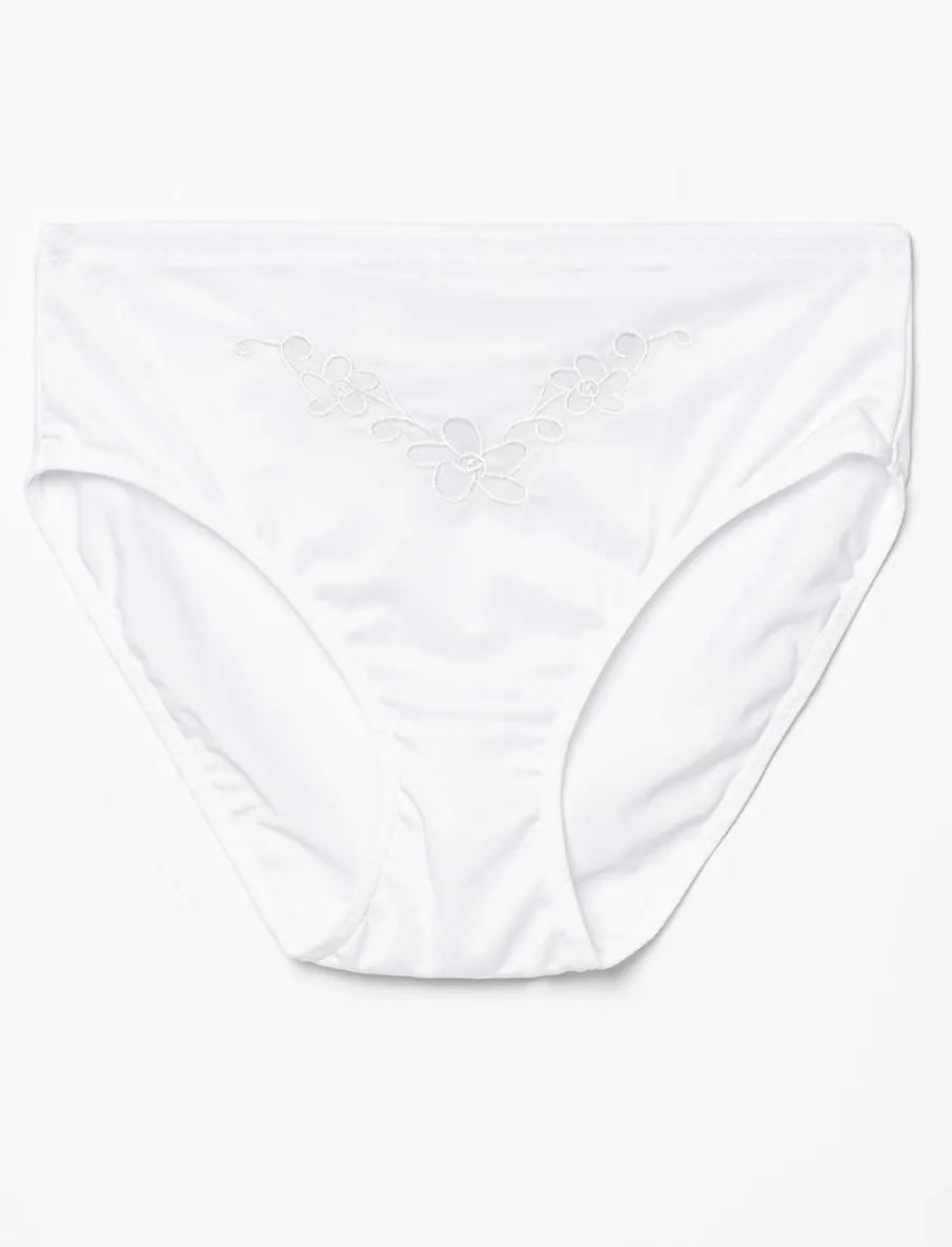 Hipster Briefs with Embroidery
