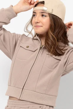 Hooded Fleece Cardigan