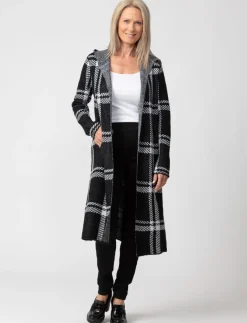 Hooded Open Cardigan