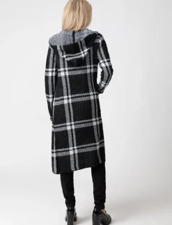Hooded Open Cardigan
