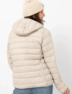 Hooded Quilted Mid-season Jacket