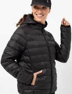 Hooded Quilted Mid-season Jacket
