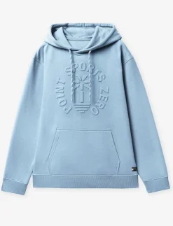 Hooded Sweatshirt with Kangaroo Pocket – Embossed Design