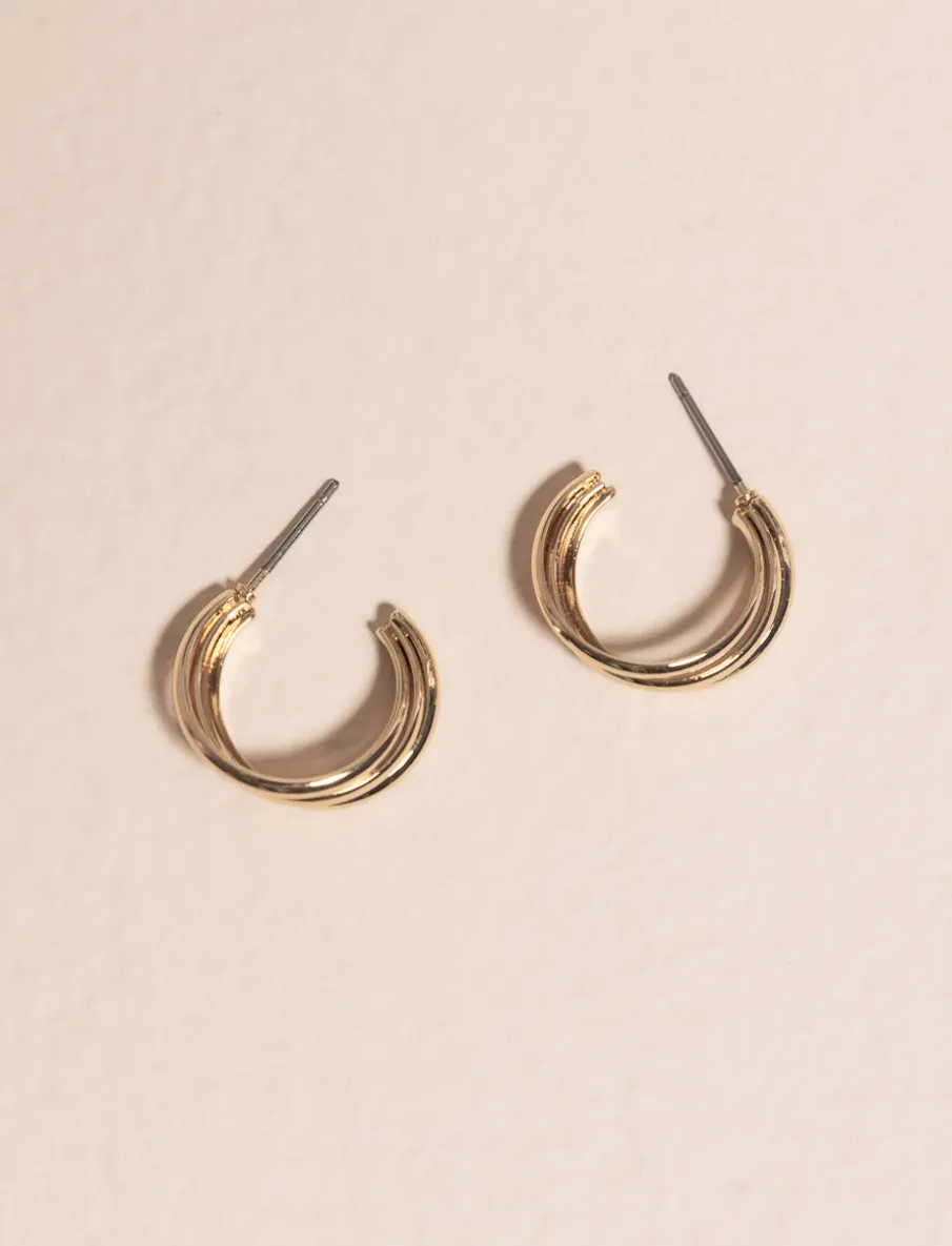 Intertwined Hoop Earrings