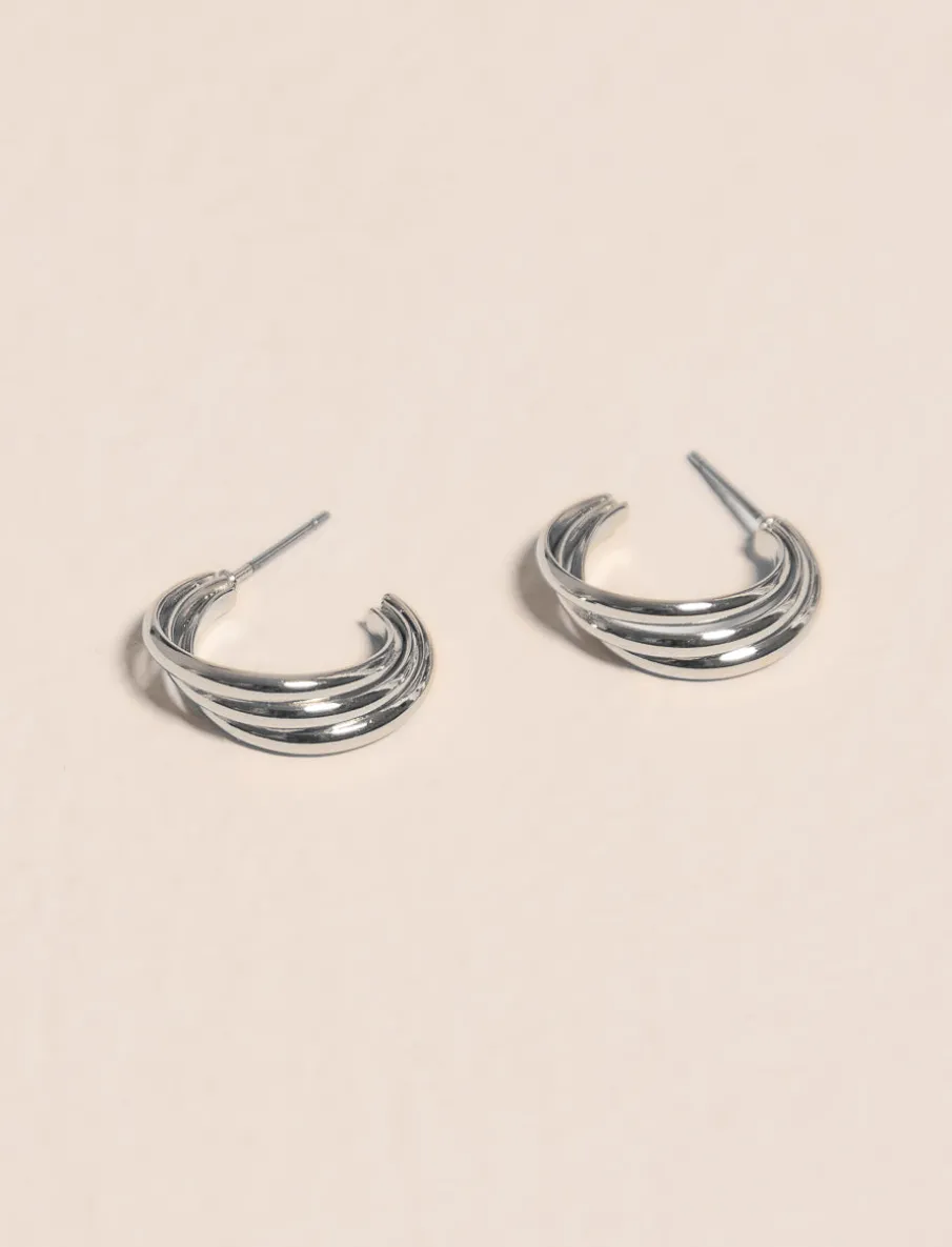 Intertwined Hoop Earrings