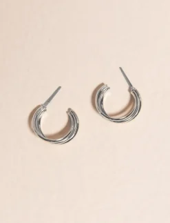 Intertwined Hoop Earrings