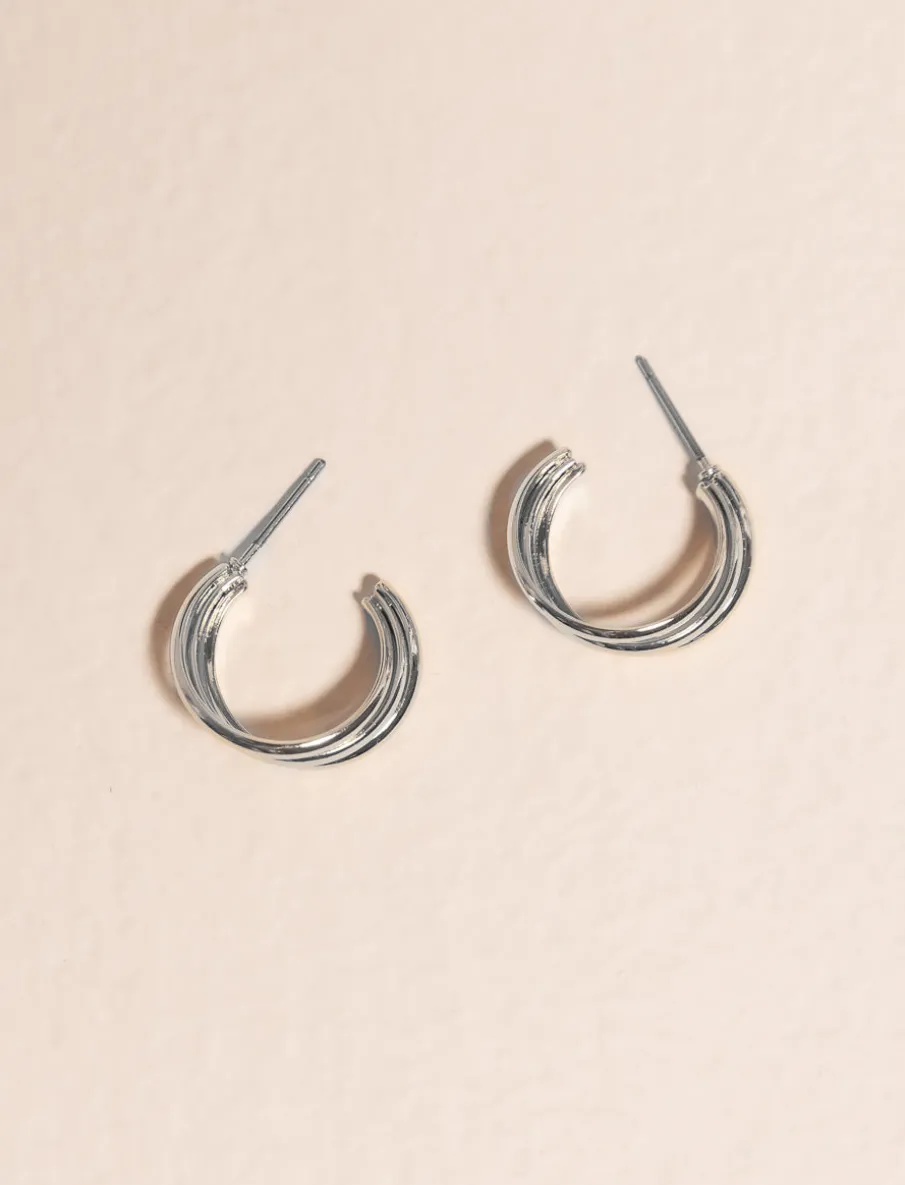 Intertwined Hoop Earrings