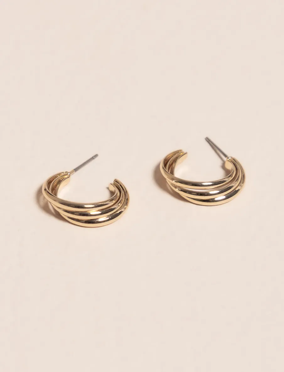 Intertwined Hoop Earrings