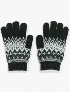 Jacquard Knit Gloves