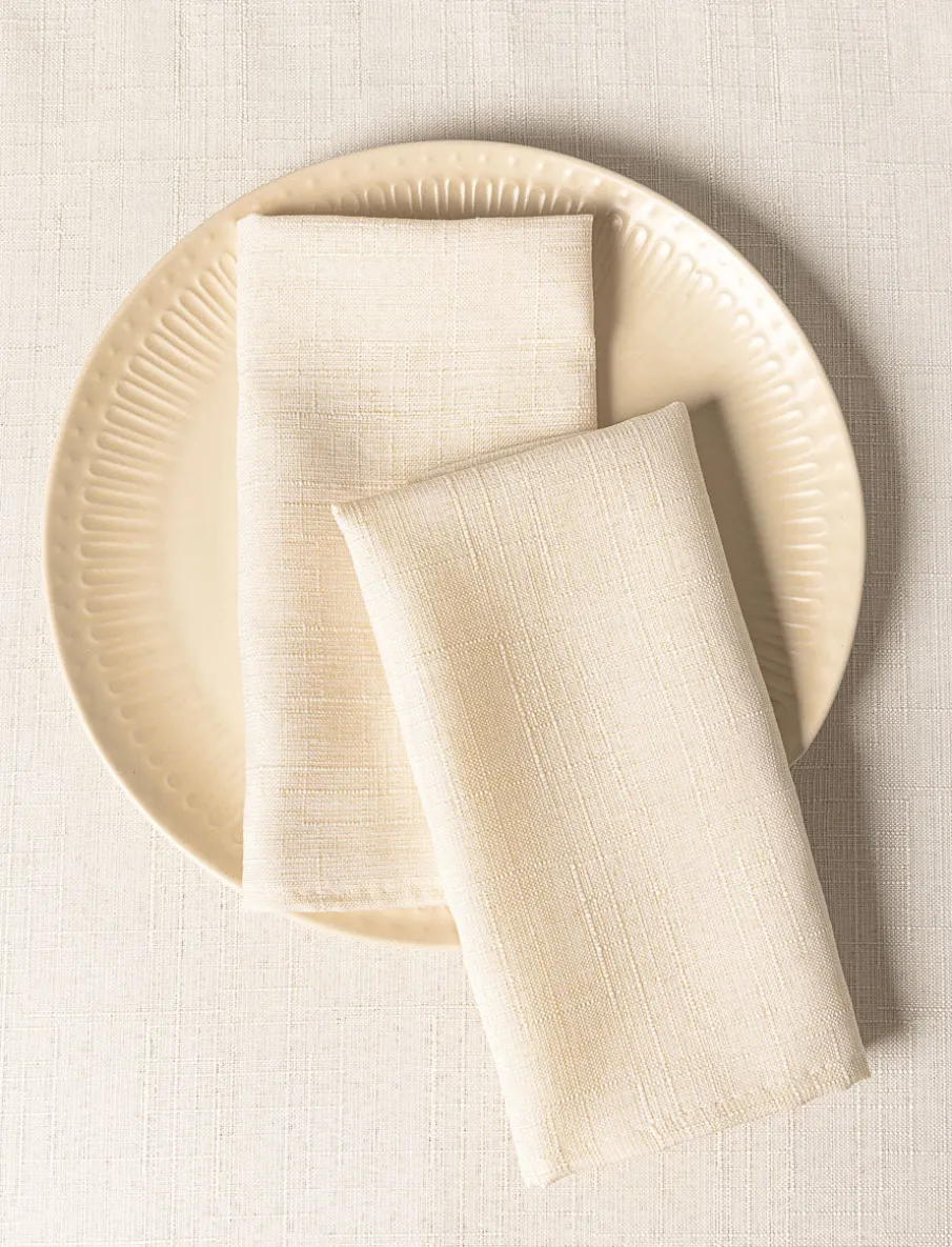 Jacquard Textured Table Napkins - Pack of 2