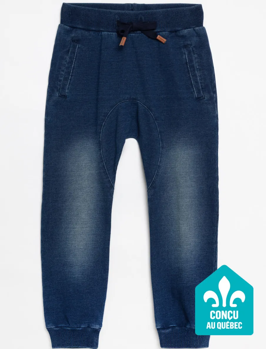 Jeans with Elastic Cuffs