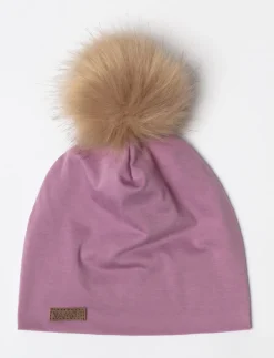 Jersey Pompom Beanie