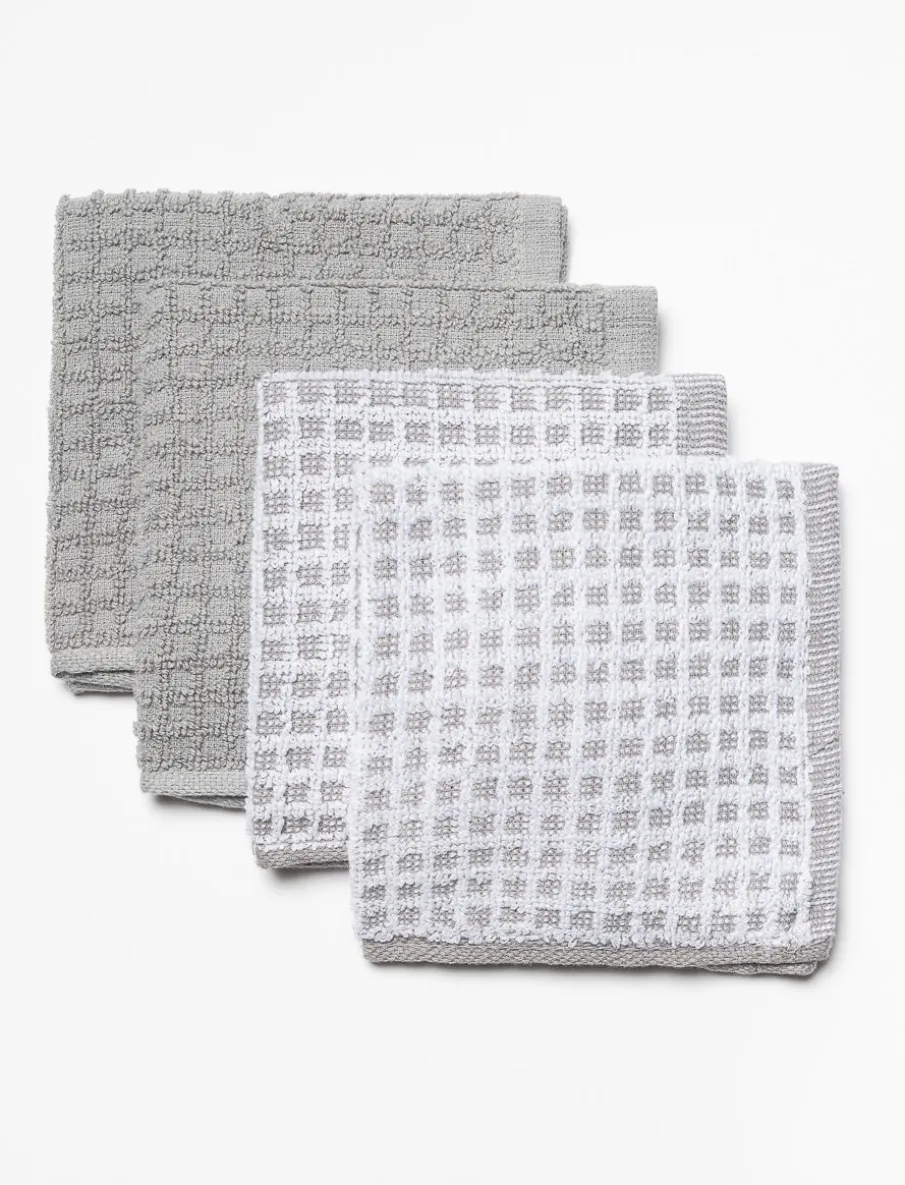 Kitchen Terry Towels - Pack of 4