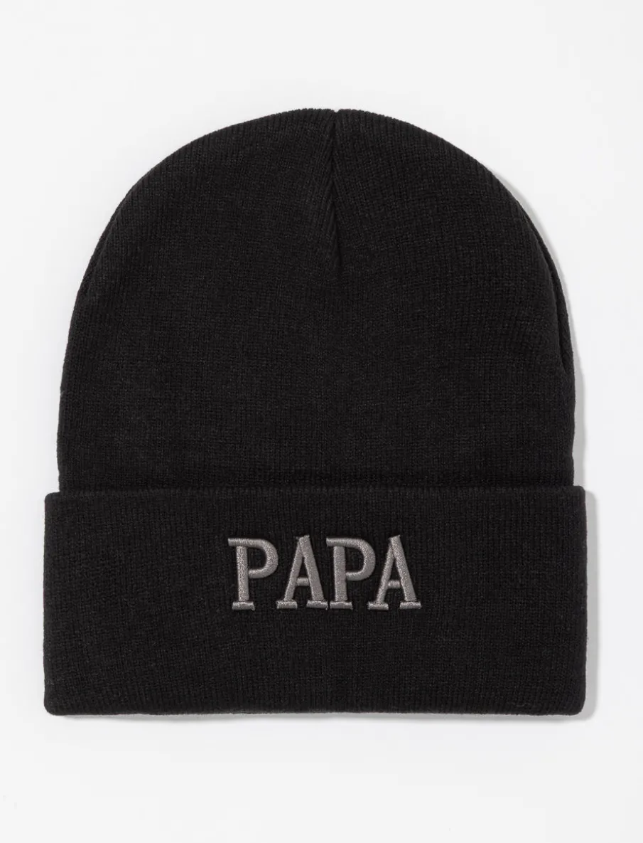 Knit Beanie with DAD Embroidery