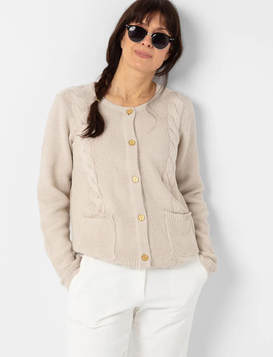 Knit Button-up Cardigan
