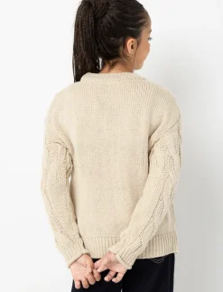 Knit Cardigan with Bows
