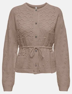 Knit Cardigan with Heart Buttons