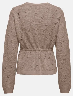 Knit Cardigan with Heart Buttons